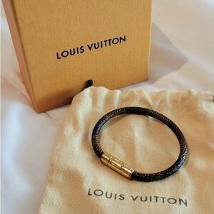 Louis Vuitton Gold and Silver Pendant Necklace